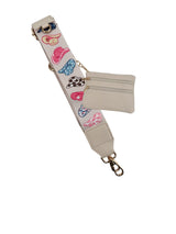CG8844-35-W Cell Phone Crossbody White Hat
