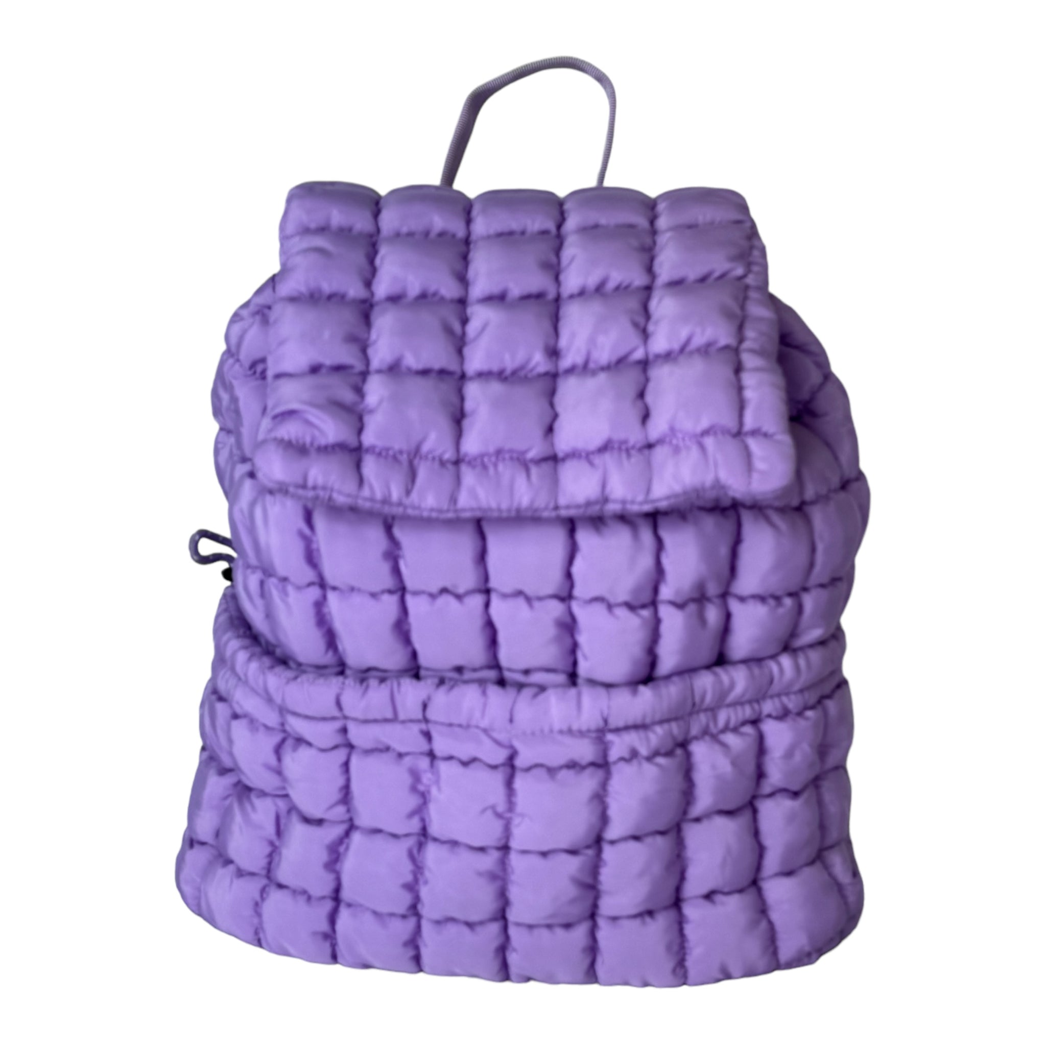 GZ-1719 Puffer Quilted Backpack Lavender