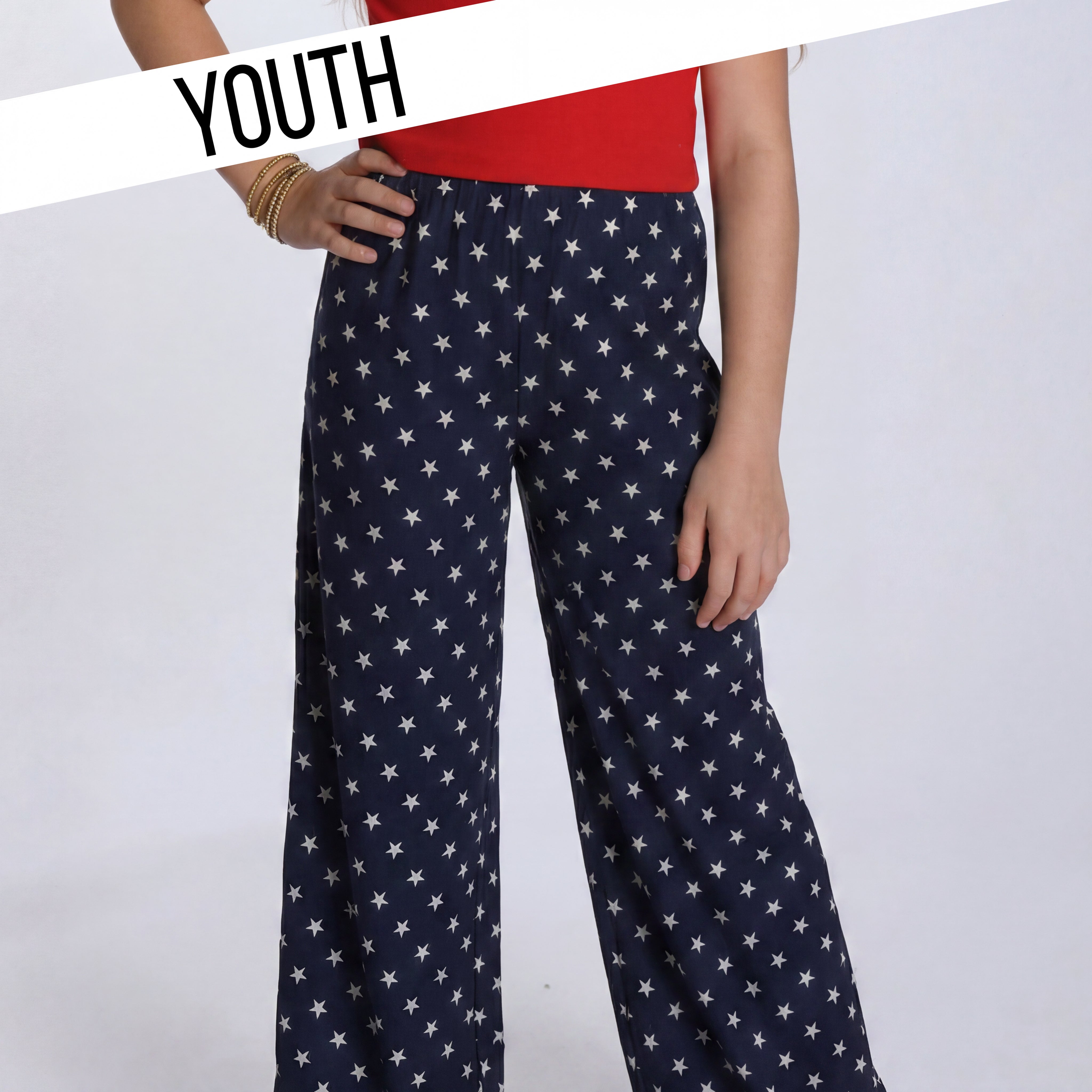 LM-KPA-1006 Navy Stars Kids Pant