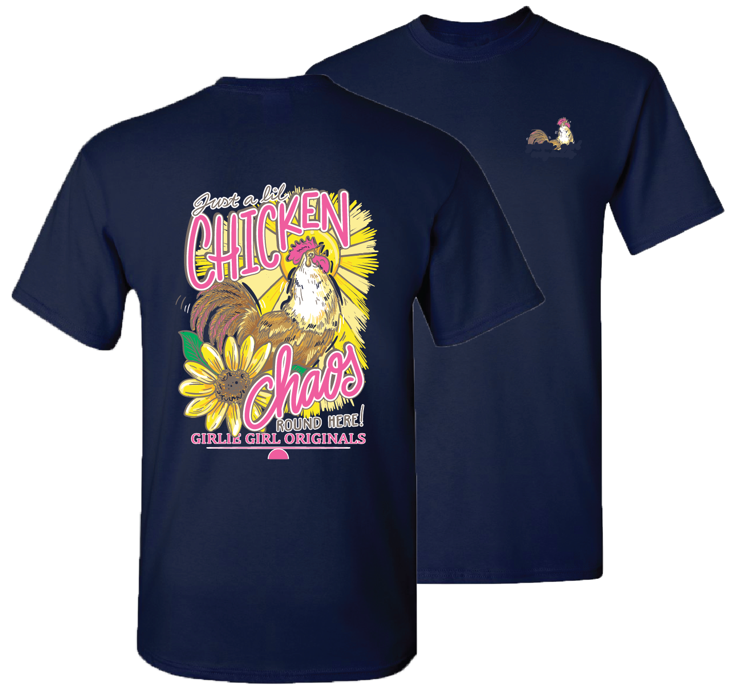 2547 Chicken Chaos-SS-Navy