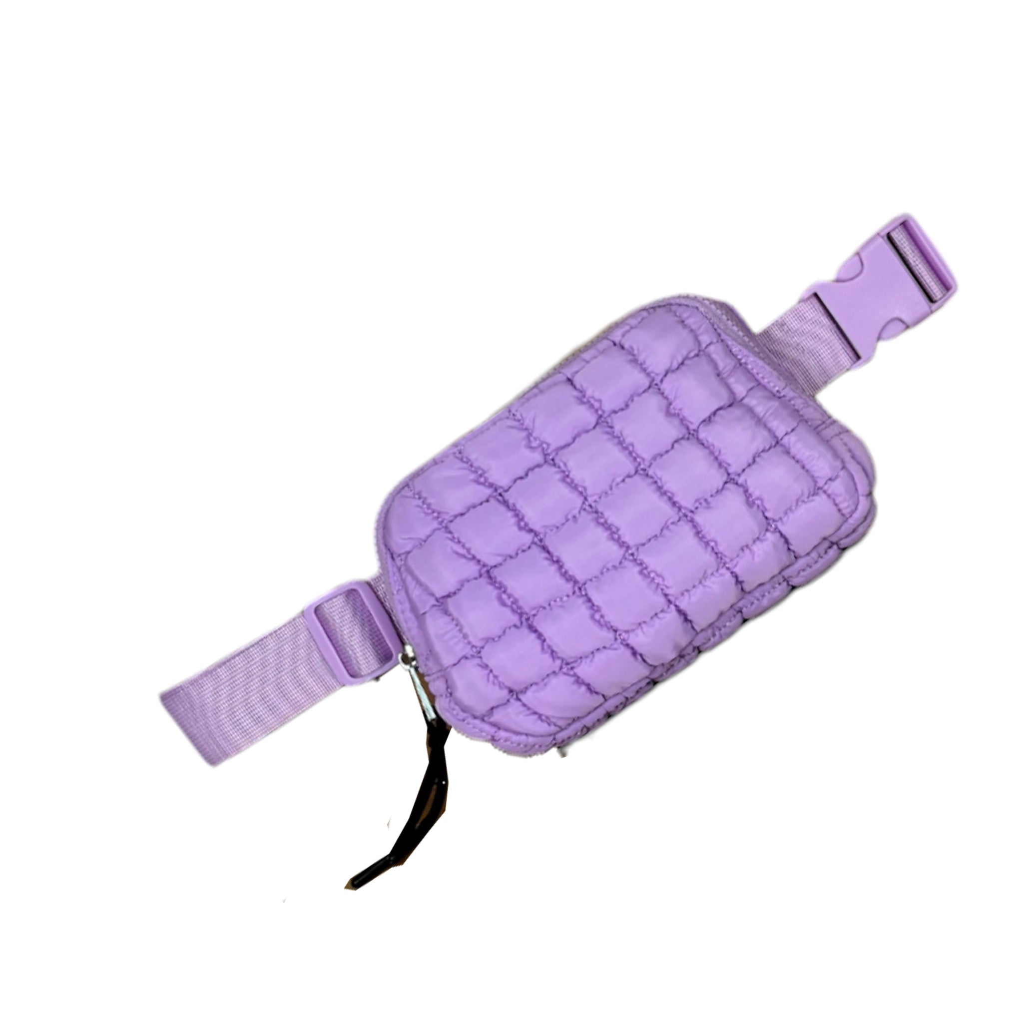 GZ-1511 Puffer Quilted Belt Bag Lavender