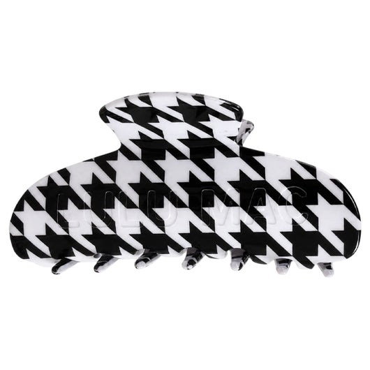 LULU MAC HAIR CLIPS LM-HR-1000- Houndstooth