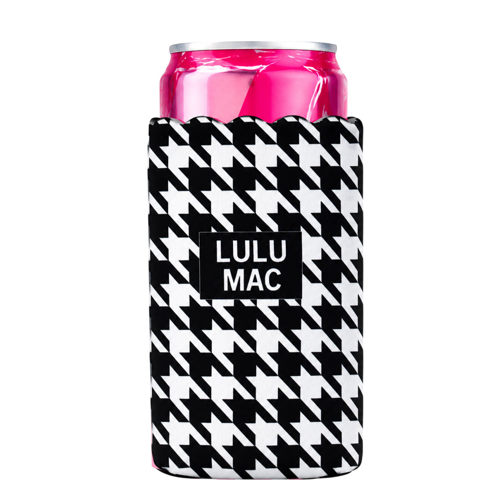 LM-SKZ-1005 Slim Can Koozie Houndstooth