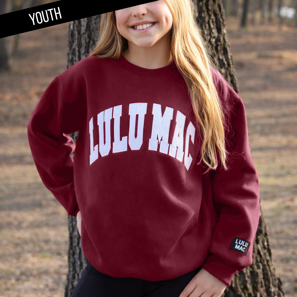 KD-SW-1001 Maroon/White - Stitch – girliegirloriginals