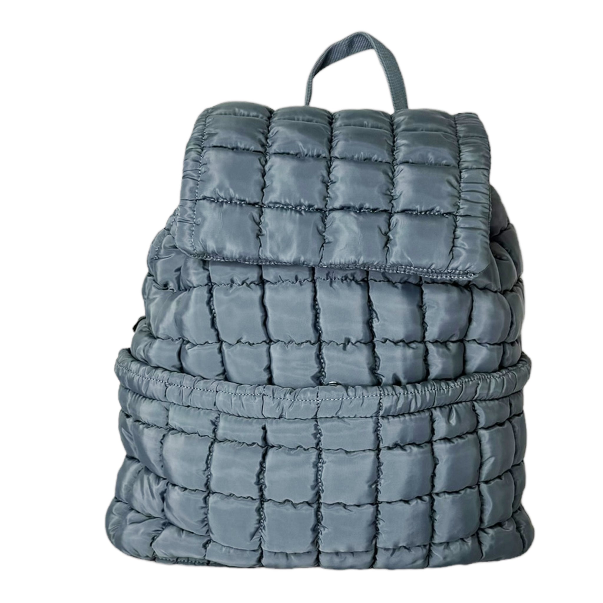GZ-1719 Puffer Quilted Backpack Grey