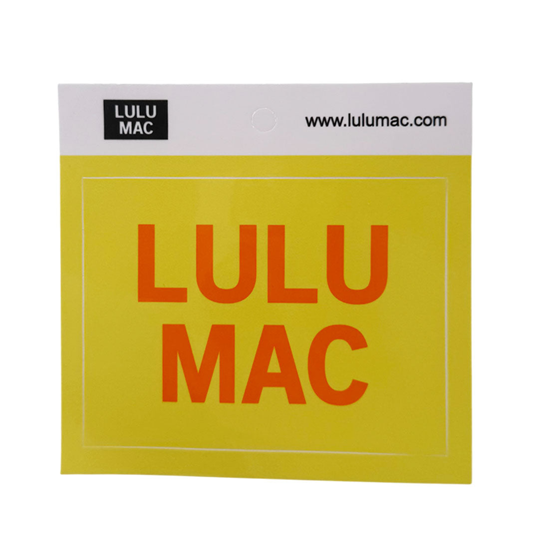 Lulu Mac Decal/Sticker-Yellow/Orange