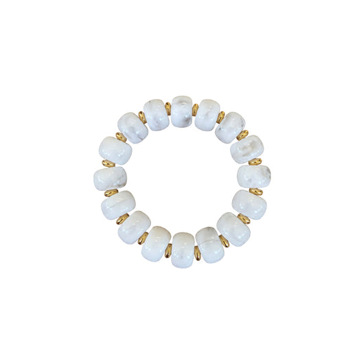 LM-BR-1006 BEADED BRACELET - WHITE