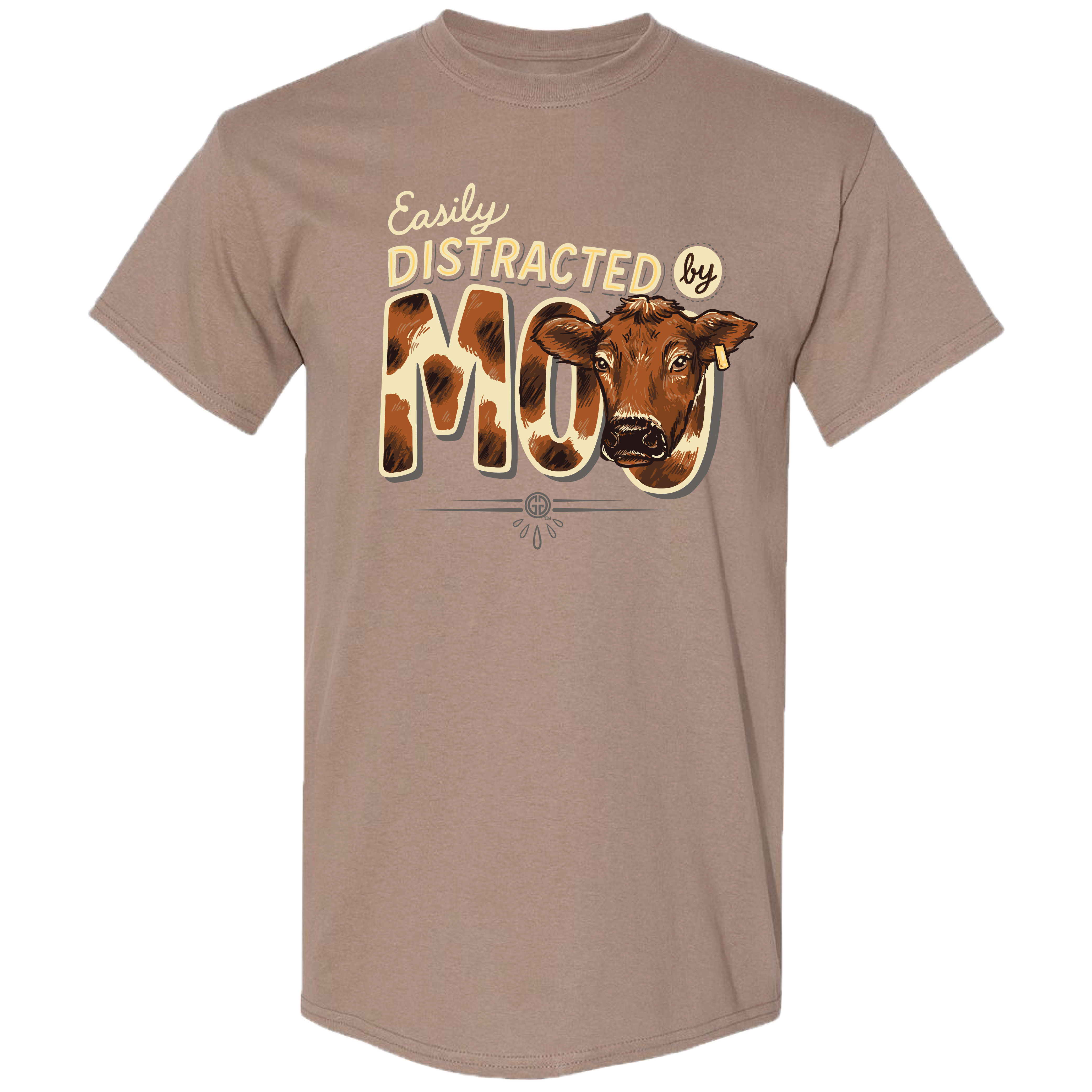 GGO-2799 Distracted by Moo - Brown Savana