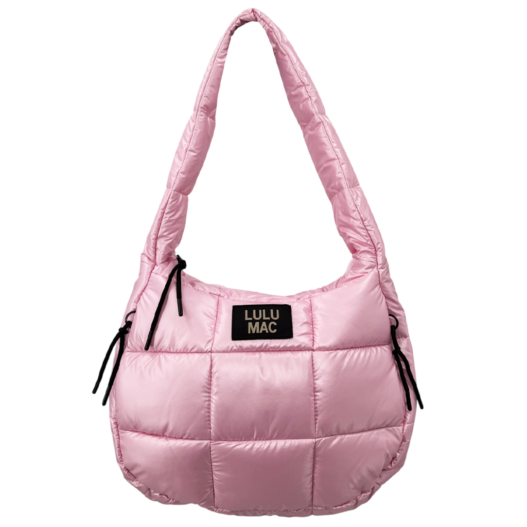 MP-8412 PUFFER METALLIC TOTE BAG - ROSE GOLD