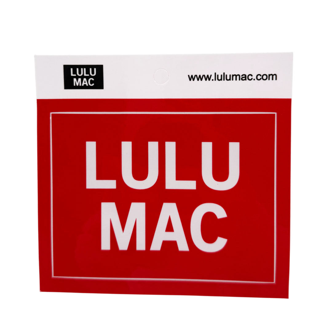 Lulu Mac Decal/Sticker-Red