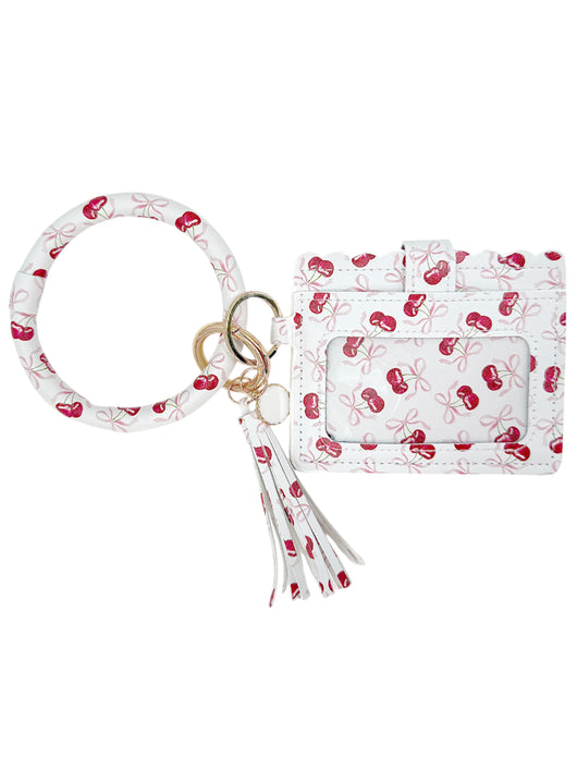 CL-7848 WRISTLET ID WALLET Cherry