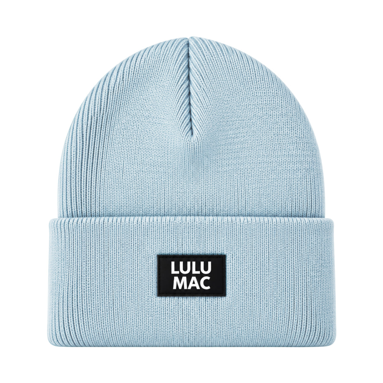 LM-BN-1005 LULU MAC PATCH BEANIE SKY BLUE