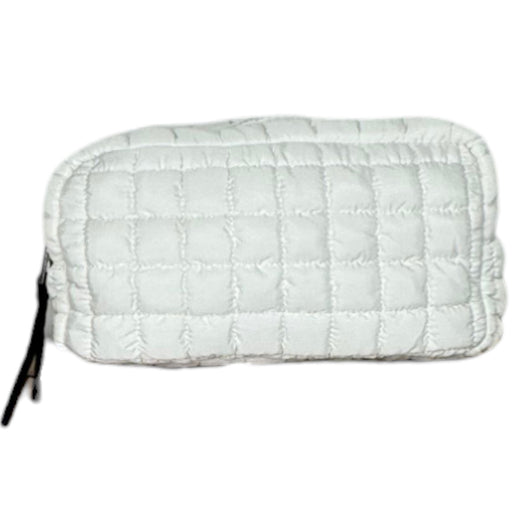 GZ-4282 Puffer Quilted Makeup Bag White