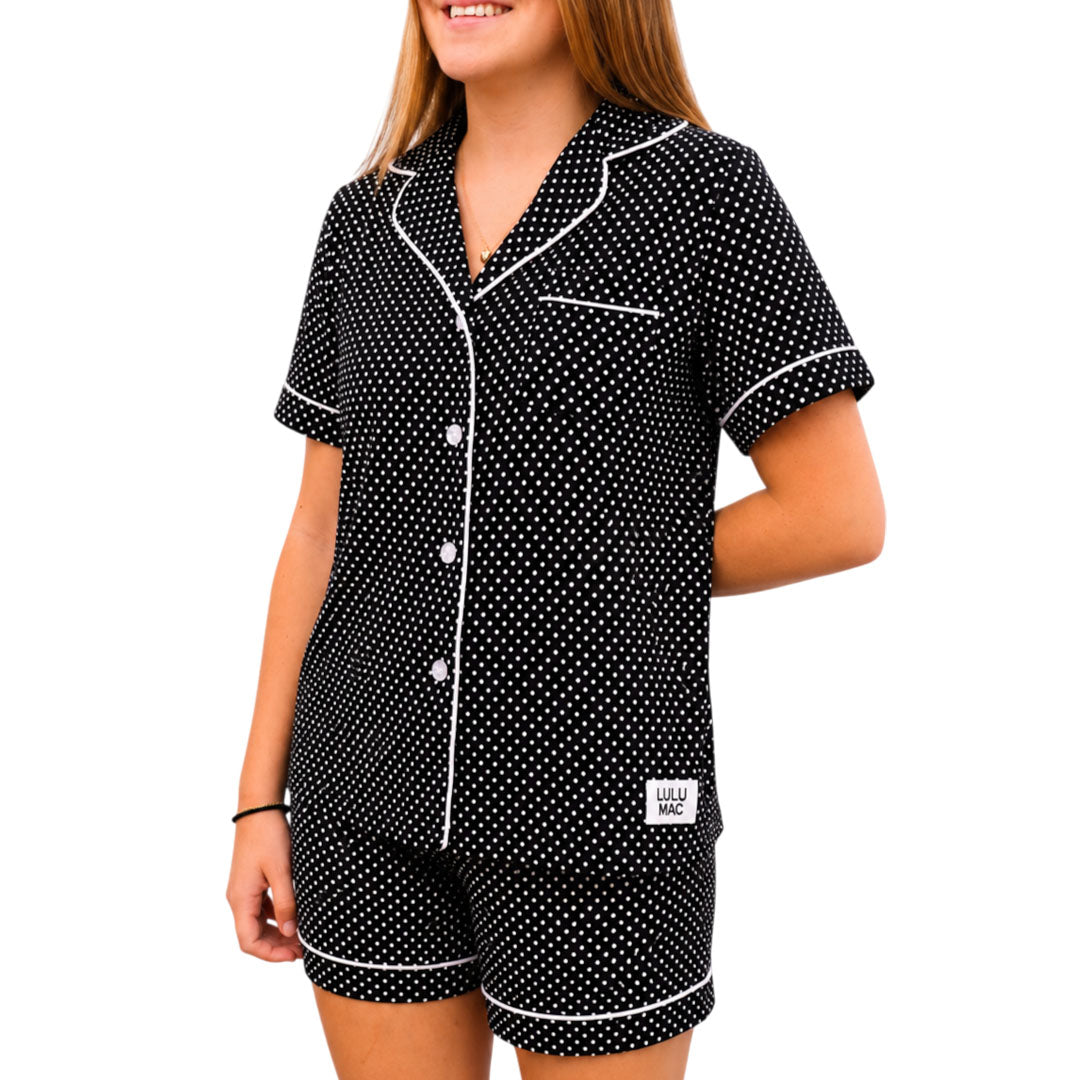 LM-PJ-1000 BLACK/WHITE DOT