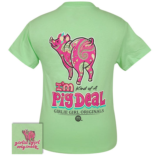 Pig Deal Paisley Mint Green SS-2507