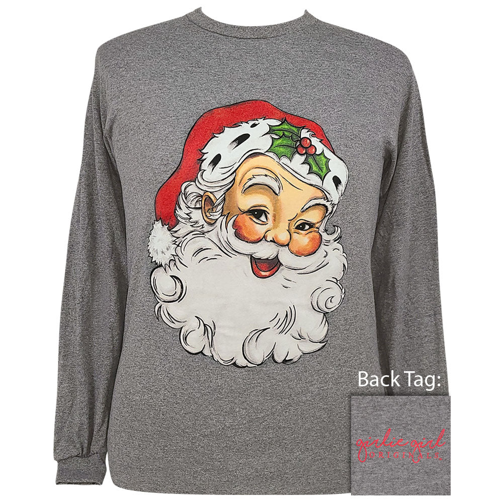 2549 Santa Clause LS- Graphite Heather