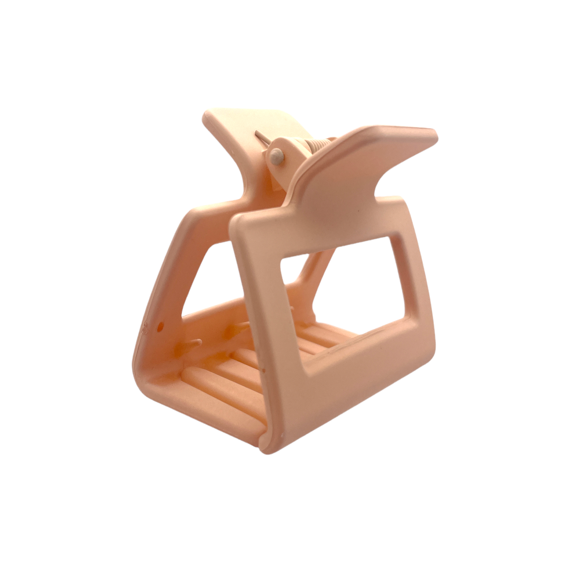 HCS-14S Small Square Hair Clip-Beige