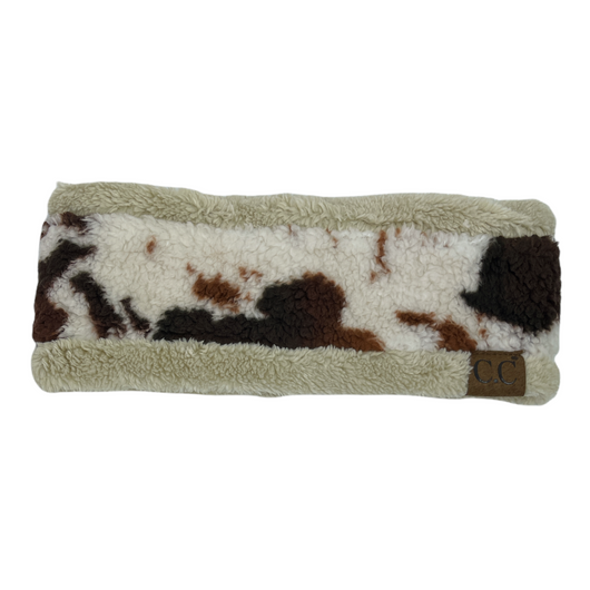 HW-47 Cow Headwrap Beige