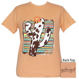 Serape Cow Cactus-Cantaloupe SS-2400