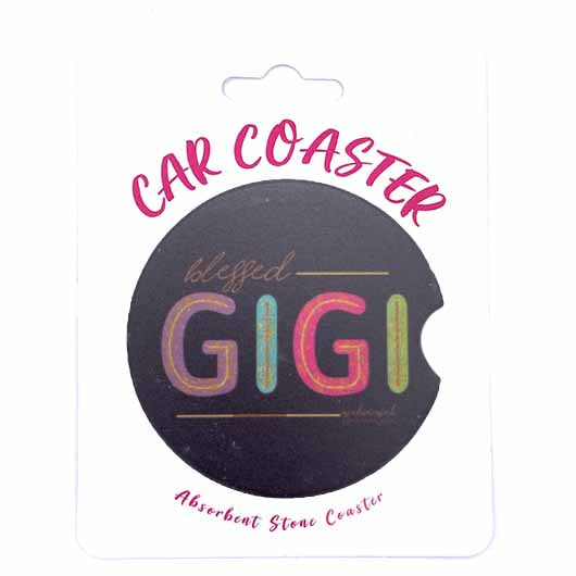 N3 Car Coaster Blessed Gigi Glitter