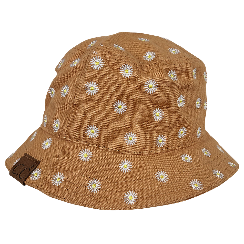 KB-005 C.C Daisy Rain Bucket Hat Desert