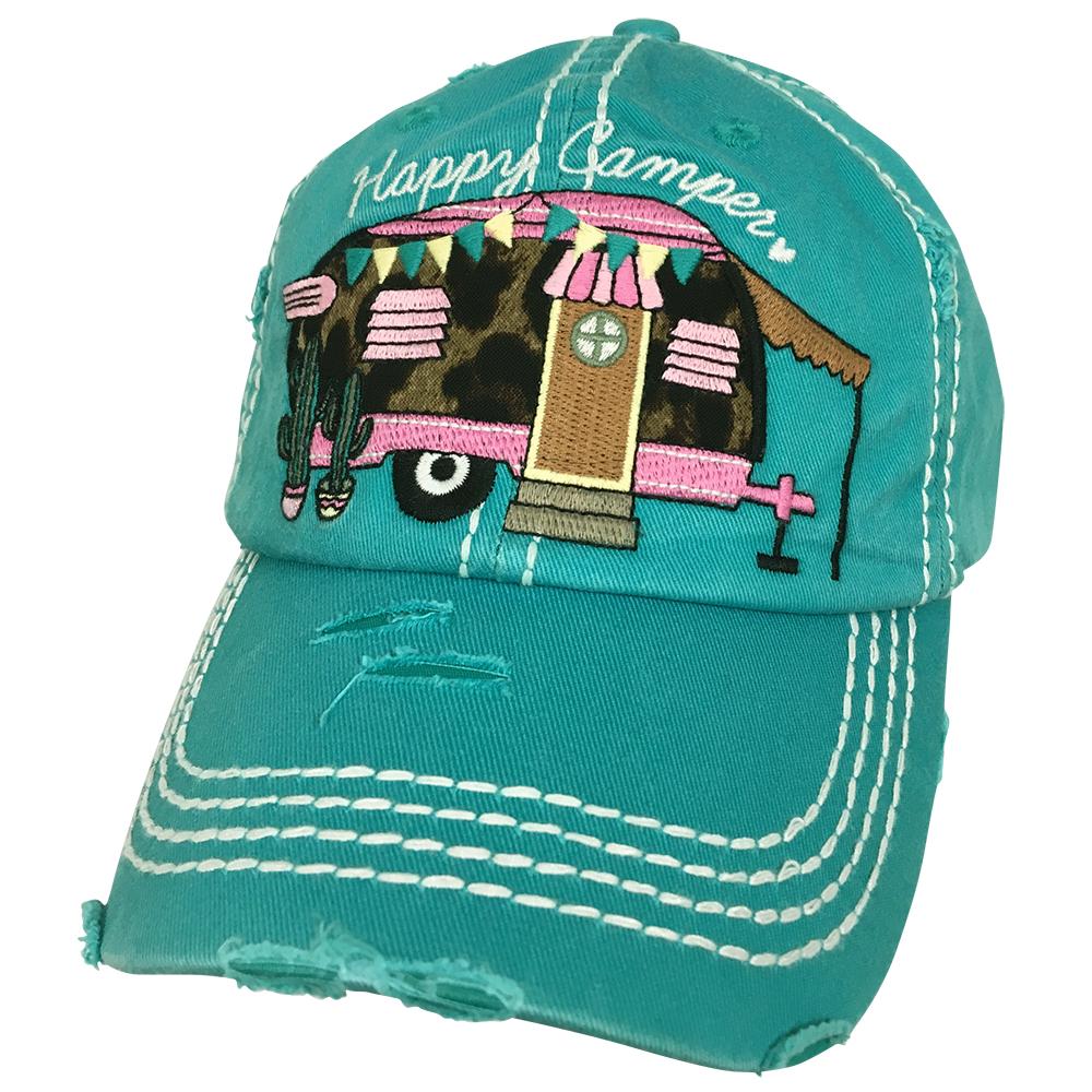 KBV-1166 Happy Camper-Turquoise