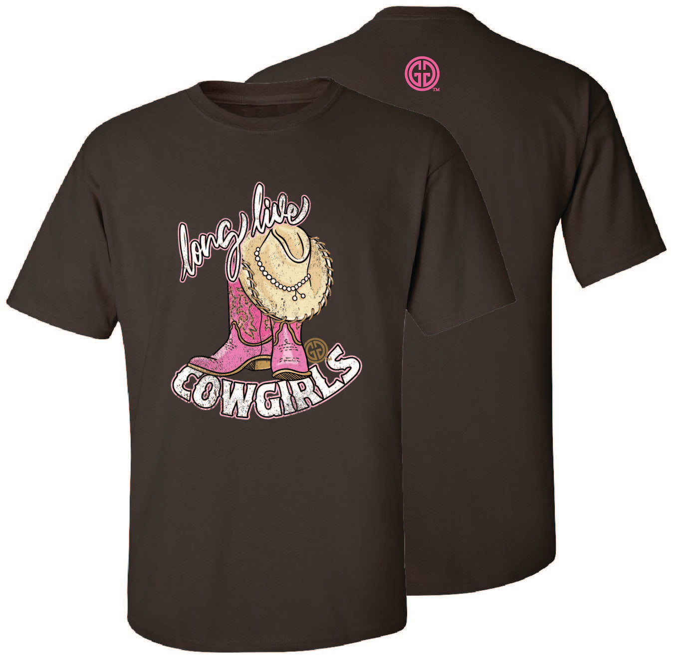 2616 Long Live Cowgirls-SS Chocolate