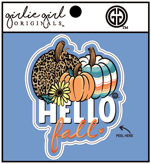 Decal/Sticker 2436 Hello Fall