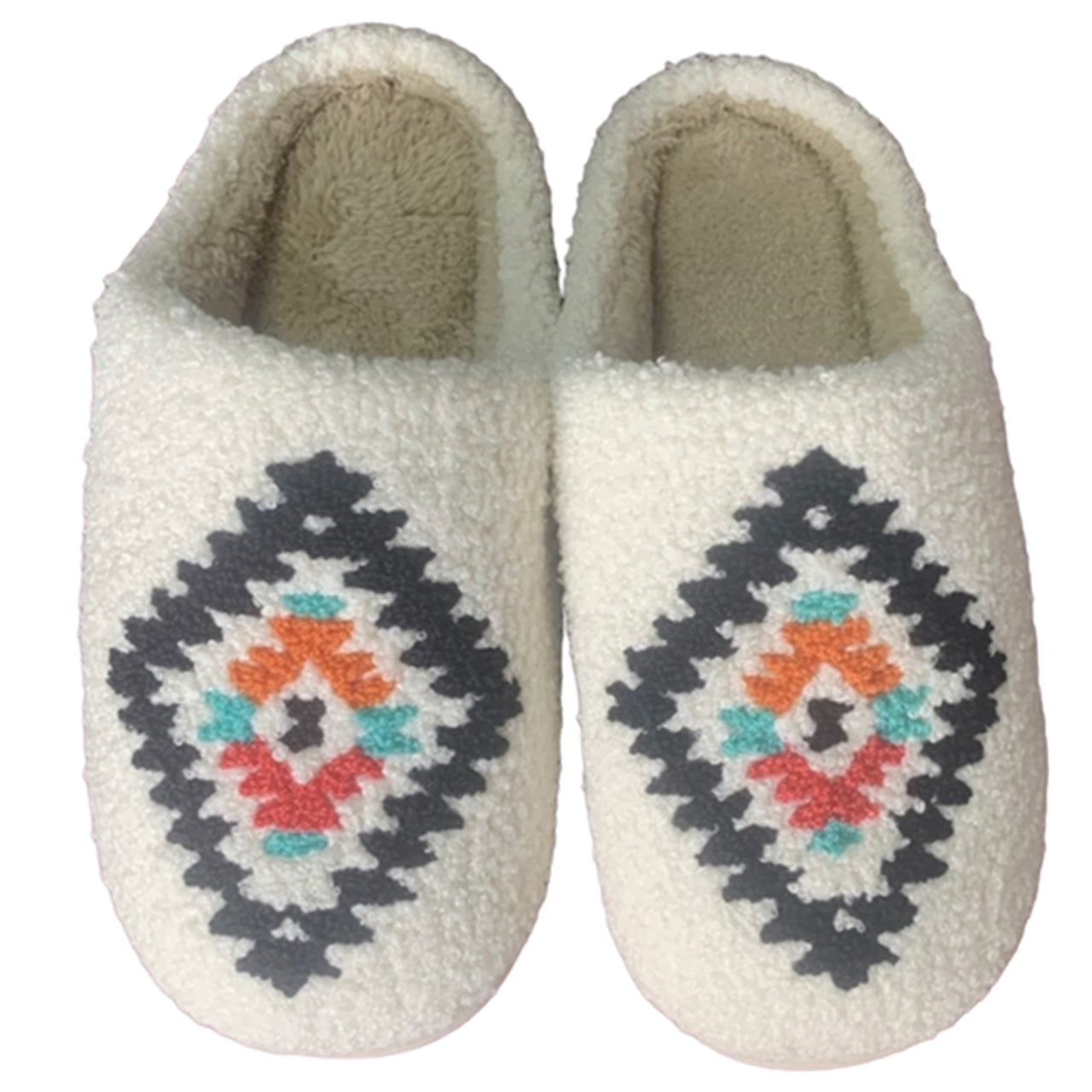 SF-1120 Aztec Slippers White