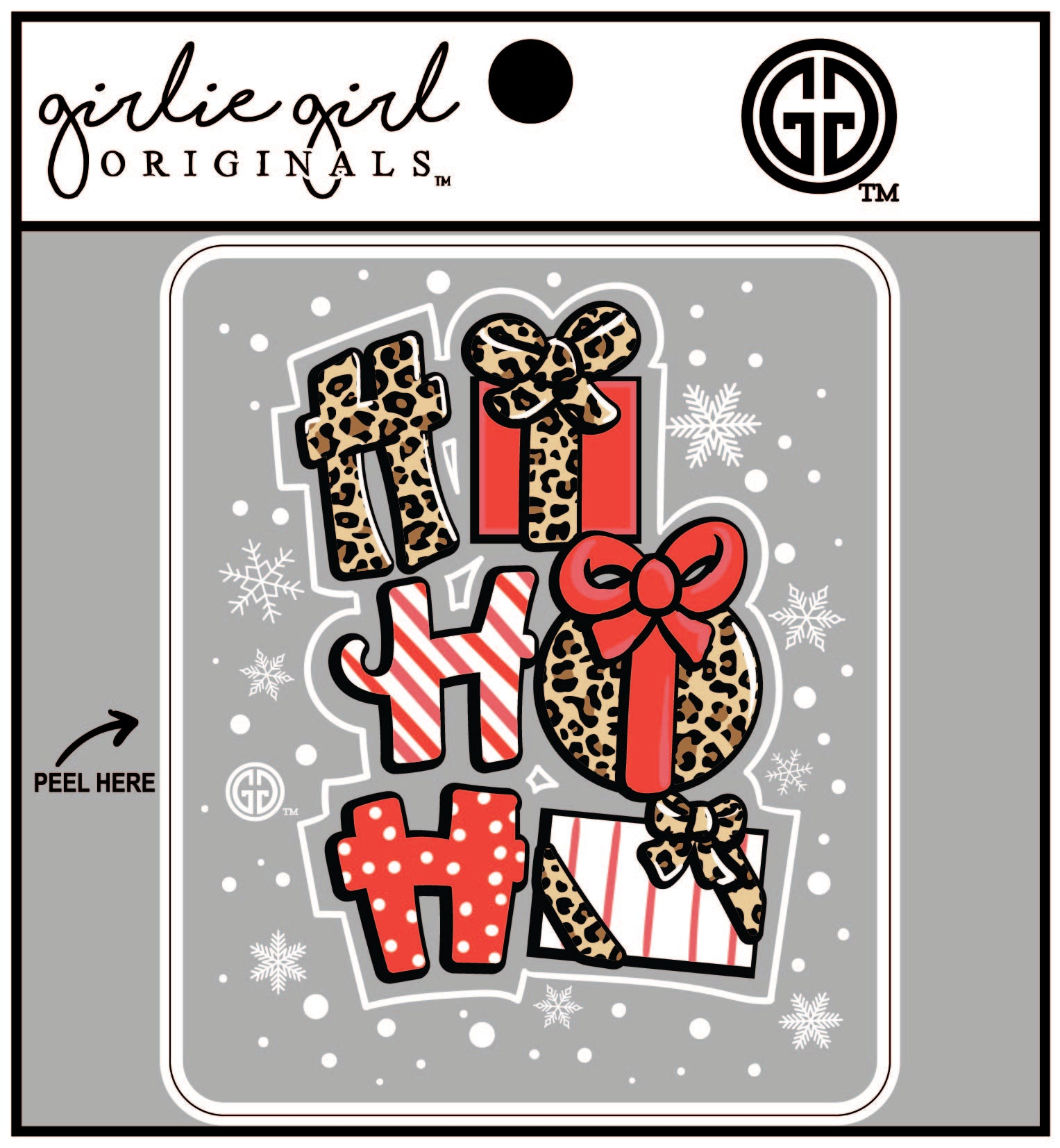 Decal/Sticker Ho Ho Ho- 2555