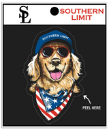 Decal/Sticker American Dog 83