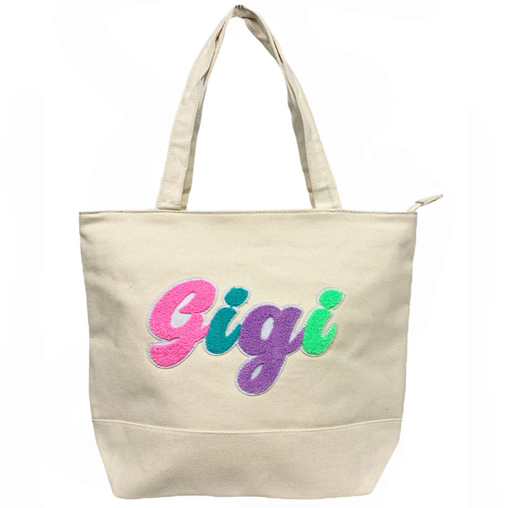 CH-GIGI-IVORY TOTE