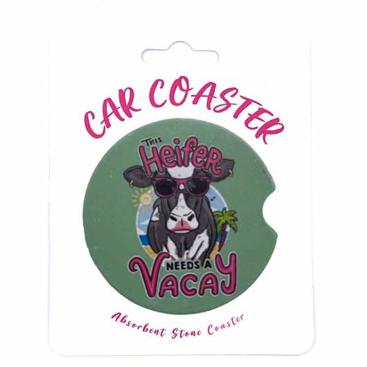 N16 Car Coaster Heifer Vacay