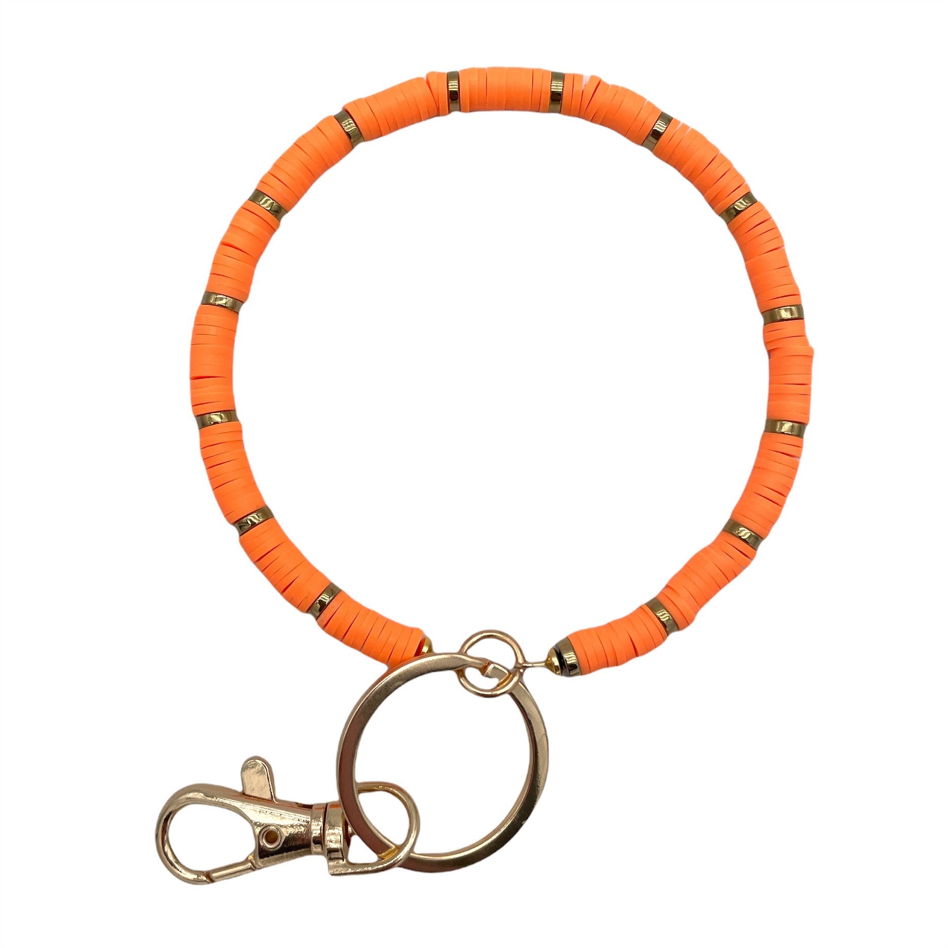 KC-1231 Orange Wristlet Key Chain