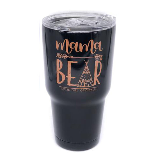 TB2468 Mama Bear Teepee Stainless Steel Tumbler