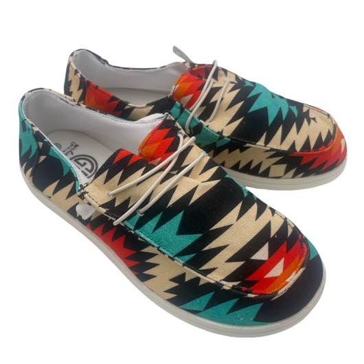 EL- ELLIOT FLAT SHOE-AZTEC