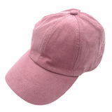 BT-937 Corduroy Criss Cross Cap Mauve