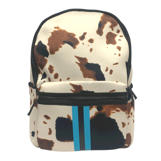 NP-5502BP Neoprene Backpack Brown Cow – girliegirloriginals NP-5502BP Neoprene Backpack Brown Cow – girliegirloriginals