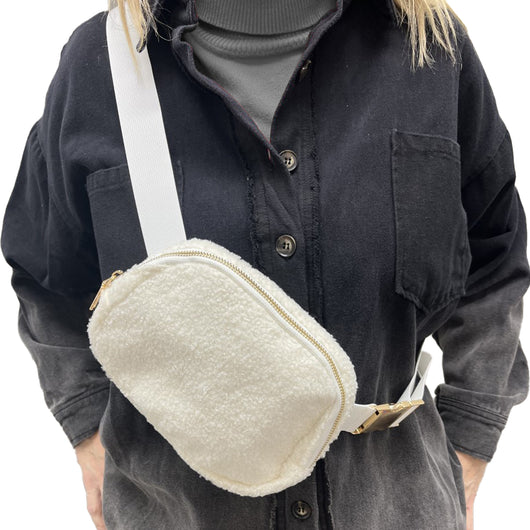 SH-1401 Sherpa Belt Bag Cream