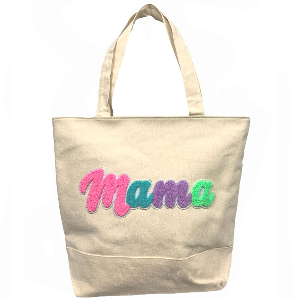 CH-MAMA-IVORY TOTE
