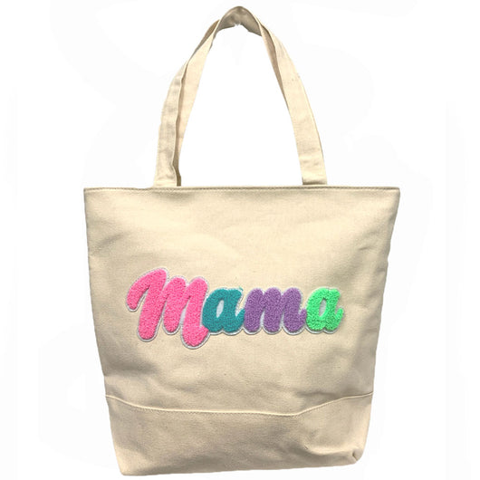 CH-MAMA-IVORY TOTE