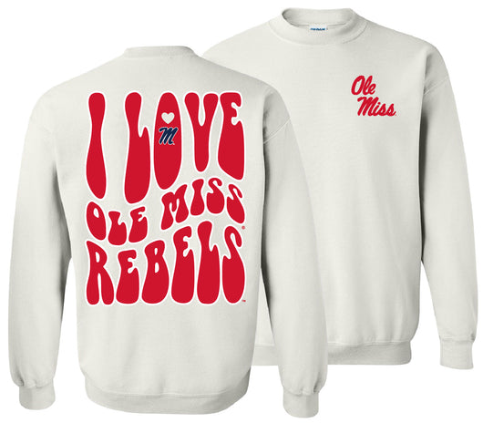 Light blue ole miss sweatshirt online