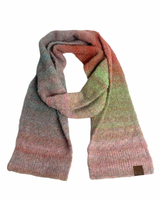 SF-2082 Multi Ombre Mohair Scarf Dry Pastel Mix