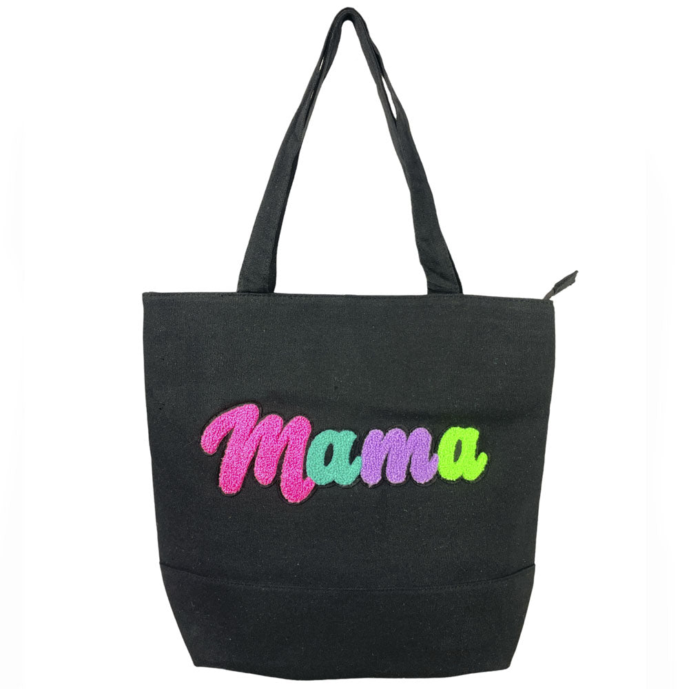 CH-MAMA-BLACK TOTE
