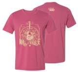 Lulu Mac 92- Nashville Guitar  SS-Heather Raspberry