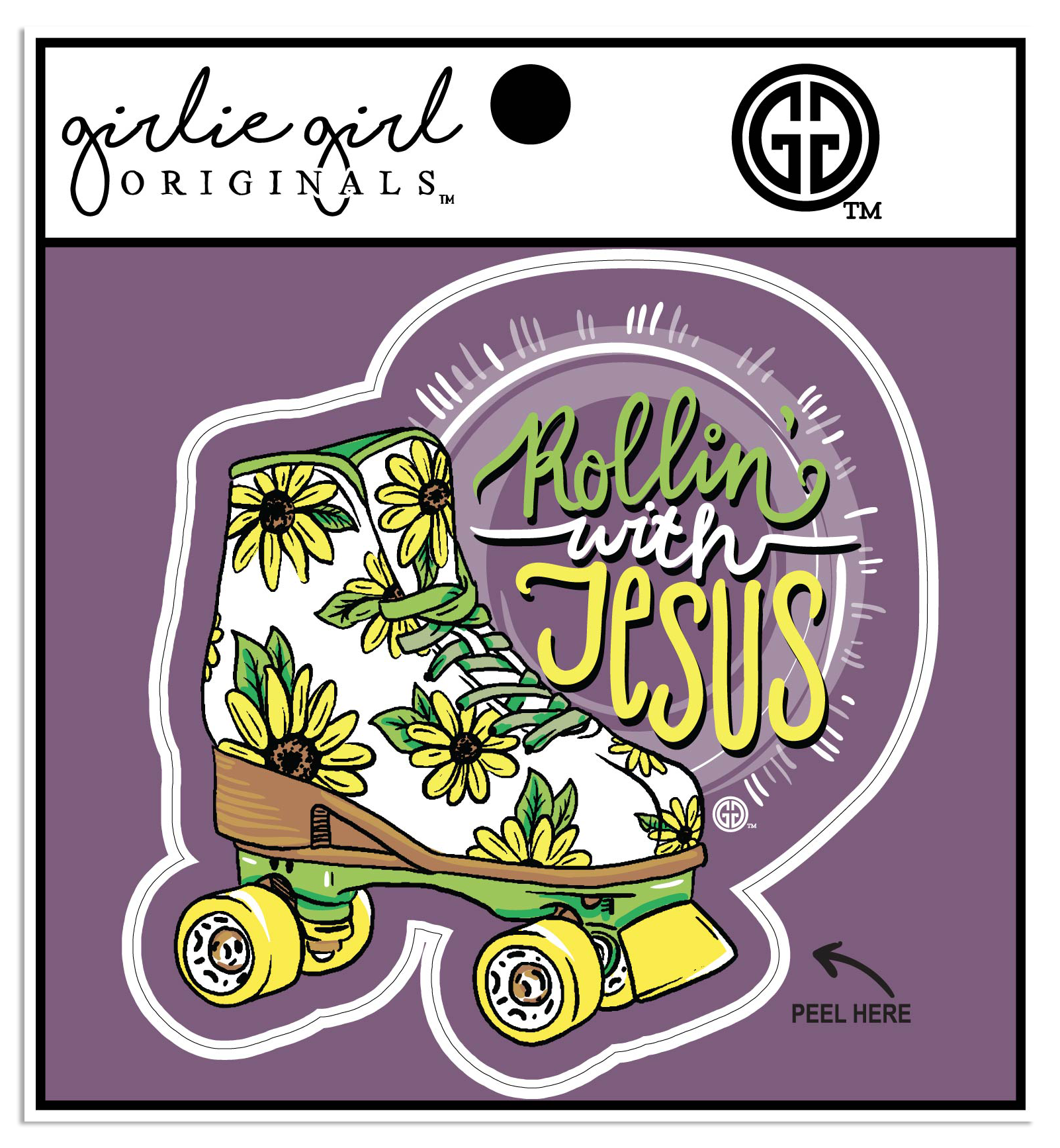 Decal/Sticker Rollin with Jesus 2469