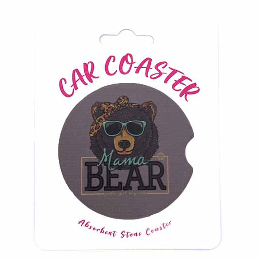 N7 Car Coaster Mama Bear Bandana