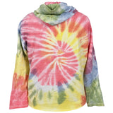 GGO-2497 Girlie Girl Originals Peace Sign Sweatshirt Hoodie Tie Dye - Circus Swirl