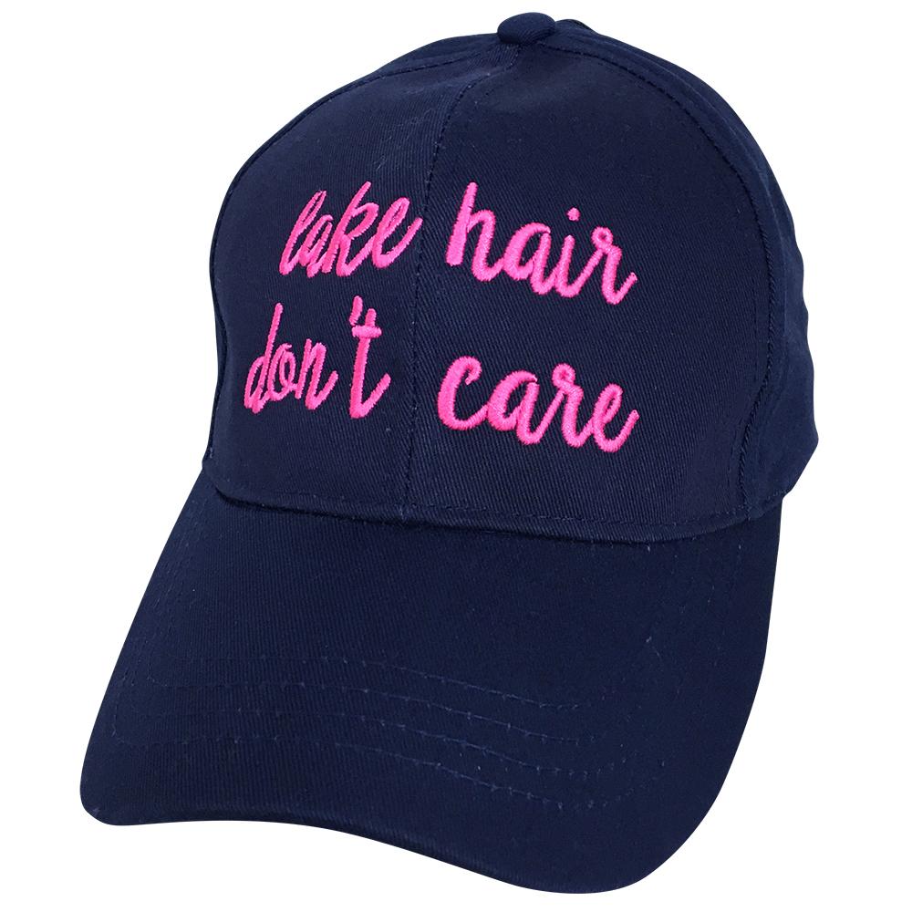 BA-2017 Lake Hair Navy Pony Cap