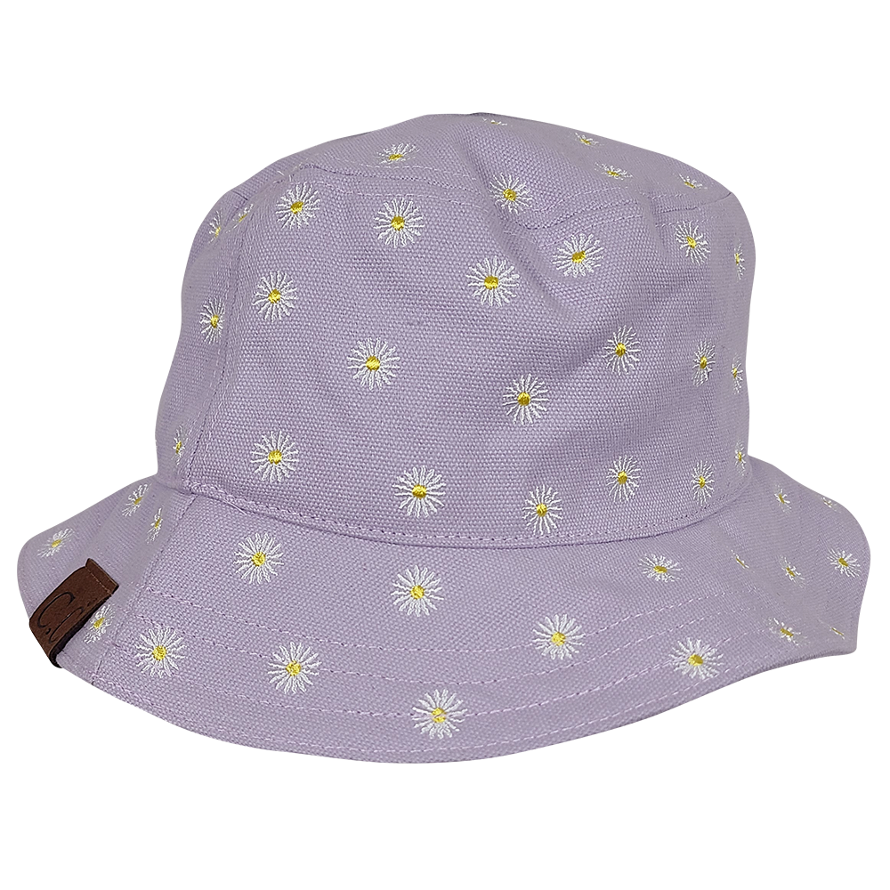 KB-005 C.C Daisy Rain Bucket Hat Lavender